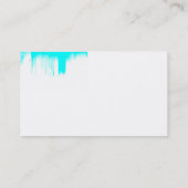 抽象芸術アート名刺カスタムテンプレート 名刺 (裏面)