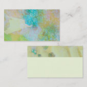抽象芸術アート名刺テンプレート両面 名刺 (正面/裏面)