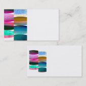 抽象芸術アート名刺テンプレート両面 名刺 (正面/裏面)