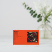 抽象芸術アート名刺 名刺 (スタンド正面)