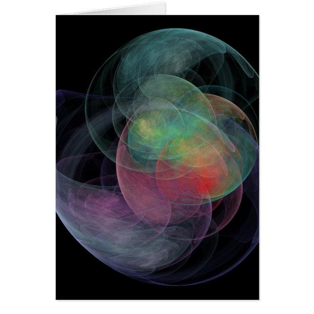 抽象芸術アート宇宙シェル (正面)