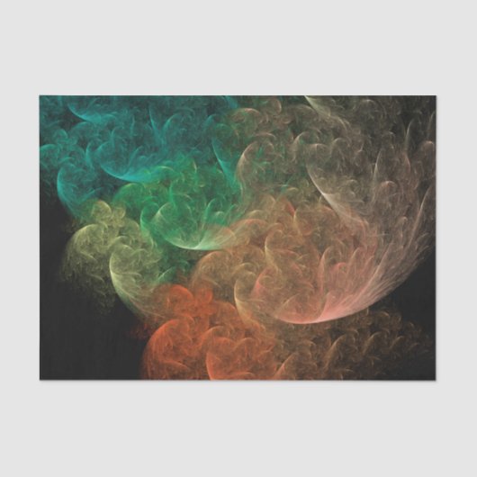 抽象芸術アート宇宙バード 薄葉紙 (正面)