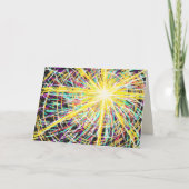 抽象芸術アート復活栄光復活復活復活聖書の詩 シーズンカード (正面)