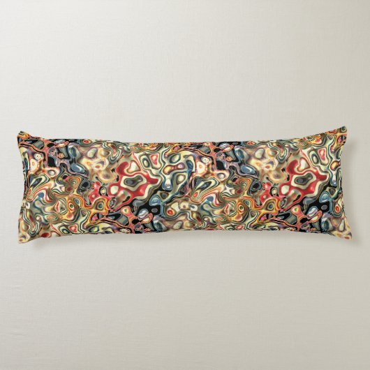 抽象芸術アート抱き枕 ボディピロー (裏面)