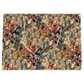 抽象芸術アート抱き枕 ラージペーパーバッグ (正面)