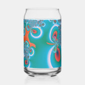 抽象芸術アート春ガーデン ガラス缶 (裏面)