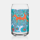 抽象芸術アート春ガーデン ガラス缶 (左)