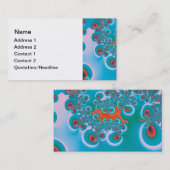 抽象芸術アート春ガーデン 名刺 (正面/裏面)