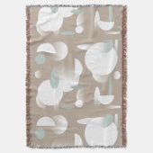 抽象芸術アート未来的パターンブランケット スローブランケット (正面縦)