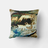 抽象芸術アート枕の南西スタイル クッション (裏面)