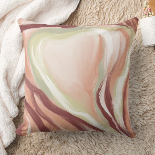 抽象芸術アート枕 – パインタリーモダンパレット クッション (ブランケット)