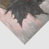 抽象芸術アート混合メディアガールグランジデコパージュ 薄葉紙 (詳細)