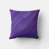 抽象芸術アート濃紫の紫外線ブラシ クッション (裏面)