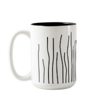 抽象芸術アート白黒ラインミニマリズム