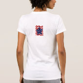 抽象芸術アート第4回7月アートから衣服へ Tシャツ (裏面)