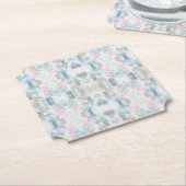 抽象芸術アート紙コースター ペーパーコースター (アングル)