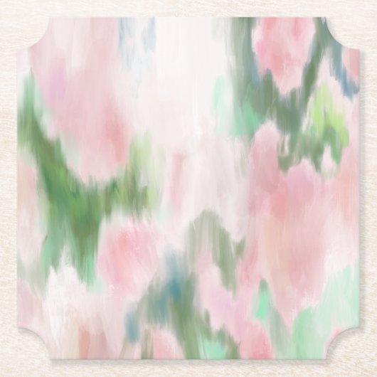 抽象芸術アート紙コースター ペーパーコースター (正面)