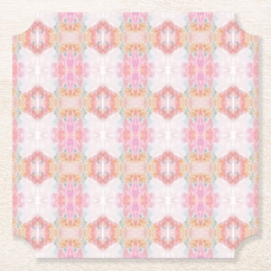 抽象芸術アート紙コースター ペーパーコースター (正面)