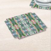 抽象芸術アート紙コースター ペーパーコースター (アングル)