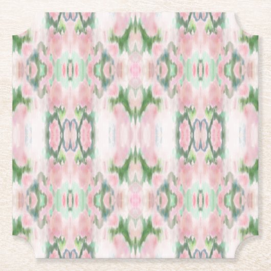 抽象芸術アート紙コースター ペーパーコースター (正面)