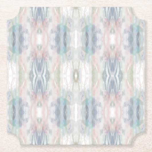 抽象芸術アート紙コースター ペーパーコースター (正面)