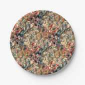 抽象芸術アート紙プレート ペーパープレート (正面)