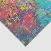 抽象芸術アート組織またはデコページ紙 薄葉紙 (詳細)