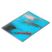 抽象芸術アート絵を描バックグラウント，素晴らし，青，キャンバス， ノートブック (左側)