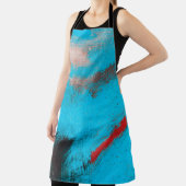 抽象芸術アート絵を描Backgroundart,,素晴らし,blue,canvas, エプロン (インサイチュ)