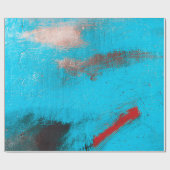 抽象芸術アート絵を描Backgroundart,,素晴らし,blue,canvas, ラッピングペーパー (フラット)