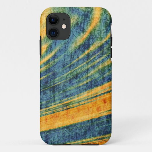 抽象芸術アート絵画の水色4 Case-Mate iPhoneケース (裏面)