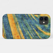 抽象芸術アート絵画の水色4 Case-Mate iPhoneケース (裏面(横))