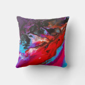 抽象芸術アート装飾用クッションホームデコール クッション (裏面)