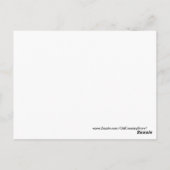 抽象芸術アート象と木 ポストカード (裏面)