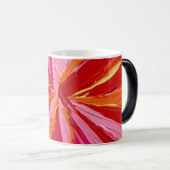 抽象芸術アート赤 モーフィングマグカップ (正面右)