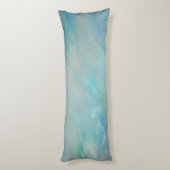 抽象芸術アート青い煙草長い枕 ボディピロー (裏面 (縦))