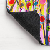 抽象芸術アート風景カラフル水彩 マウスパッド (コーナー)