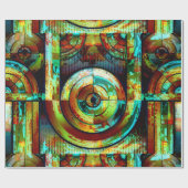 抽象芸術アート173ラッピング紙 ラッピングペーパー (フラット)