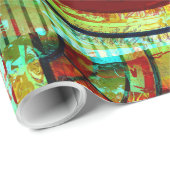 抽象芸術アート173ラッピング紙 ラッピングペーパー (ロールコーナー)