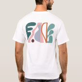抽象芸術アート1 Tシャツ (裏面)