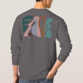 抽象芸術アート1 Tシャツ (裏面)