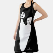 抽象芸術アート2黒人女性 エプロン (インサイチュ)