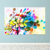 抽象芸術アート26キャンバスプリント キャンバスプリント (インサイチュ (ウッドフロア))