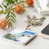 抽象芸術アート30キーチェーン キーホルダー (側面)