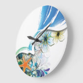 抽象芸術アート30クロック ラージ壁時計 (傾斜)