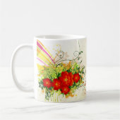 抽象芸術アート42マグカップ コーヒーマグカップ (左)