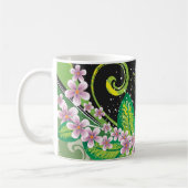 抽象芸術アート45マグカップ コーヒーマグカップ (左)