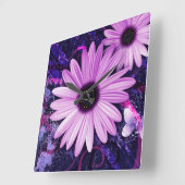 抽象芸術アート49&49Aウォールクロックオプション スクエア壁時計 (傾斜)