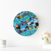 抽象芸術アート80壁掛け時計と数字オプション ラージ壁時計 (ホーム)