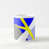 抽象芸術アート・エネルギー コーヒーマグカップ (中央)